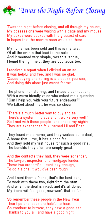 Barrie Real Estate Poem